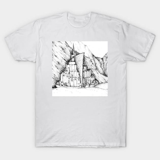 Minas Tirith T-Shirt by bridgetrolljess